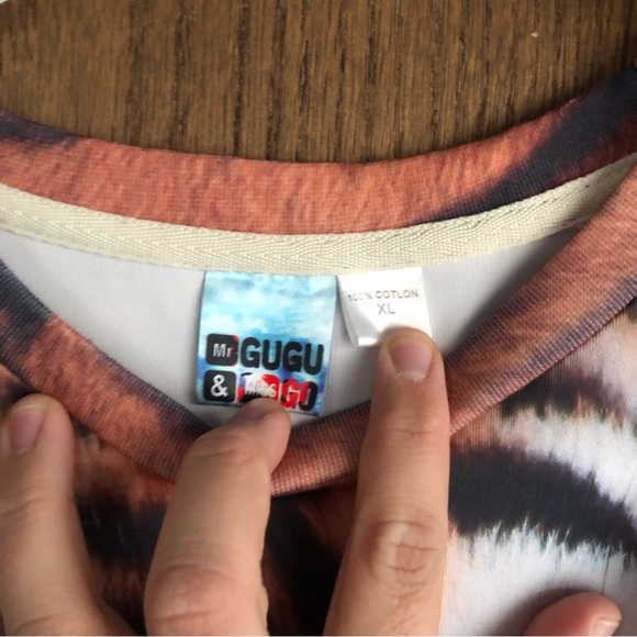 Mr Gugu & Miss Go Tiger sweatshirt size XL - Picture 3 of 4